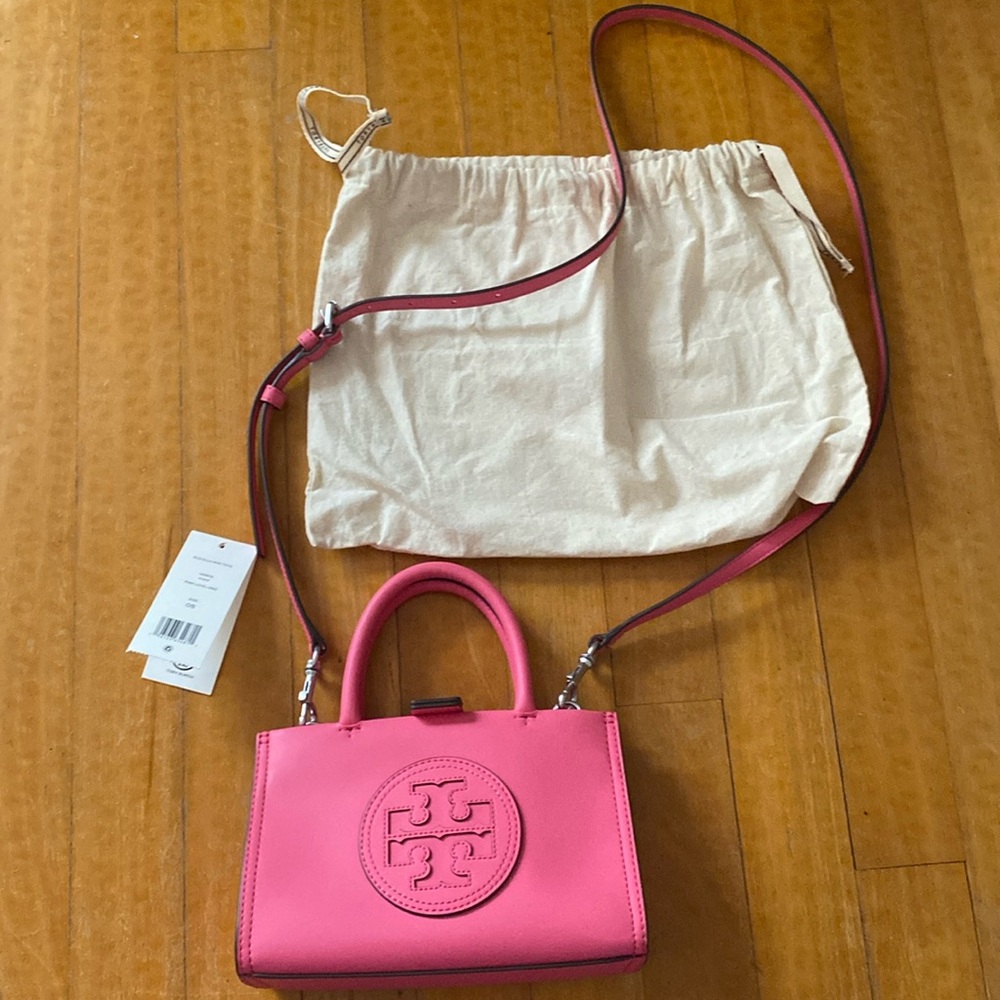 Tory Burch mini tote watermelon crossbody. New with tags!